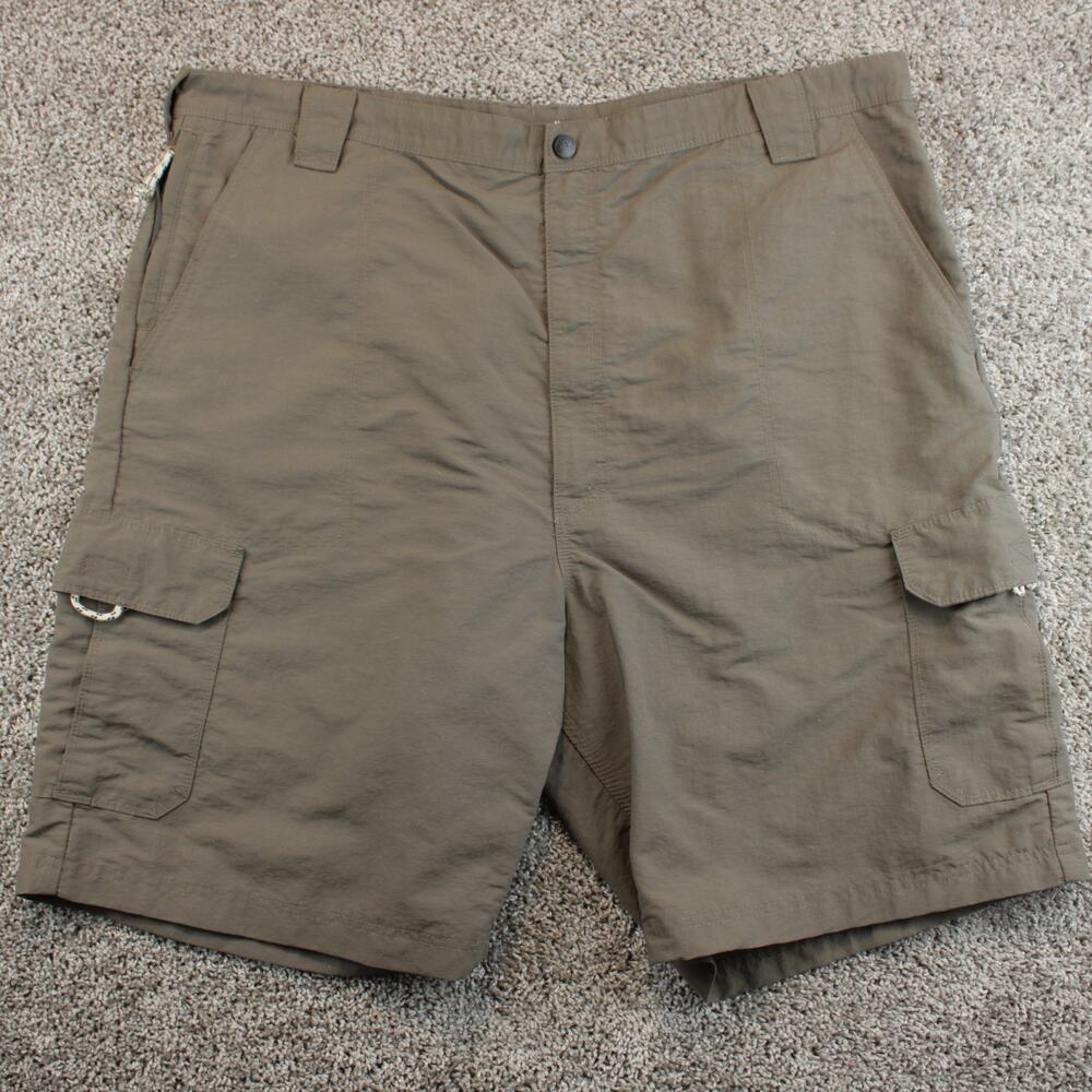 Wrangler Mens 44 Tan Nylon Cargo Outdoor Shorts